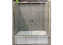 Штора на ванну Гласс лайн-170//Glass line-170  матовая