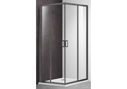 Душевая кабина Гласс лайн виеркант-90 брашированный графит/Glass line viercant -  90 gun grey