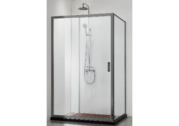 Душевая кабина Гласс лайн директ 120x80 брашированный графит/Glass line direc -  120x80 gun grey