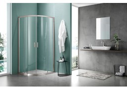 Душевая кабина Гласс лайн-90 брашированный никель/Glass line -90  brushed nickel